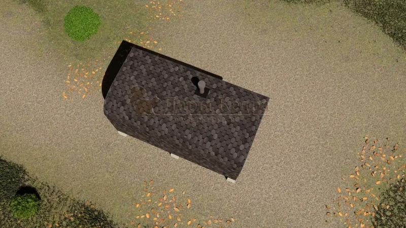 Баня «Парус» из кедра 5х2,2 метра