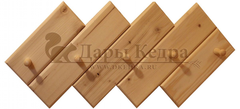Вешалка банная (малая) из кедра Вешалка банная (малая) из кедра