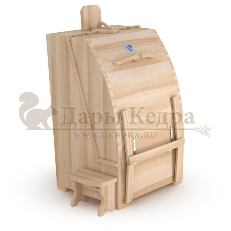 Кедровая бочка (фитобочка) квадратная «Профессиональная» Кедровая бочка (фитобочка) квадратная «Профессиональная»